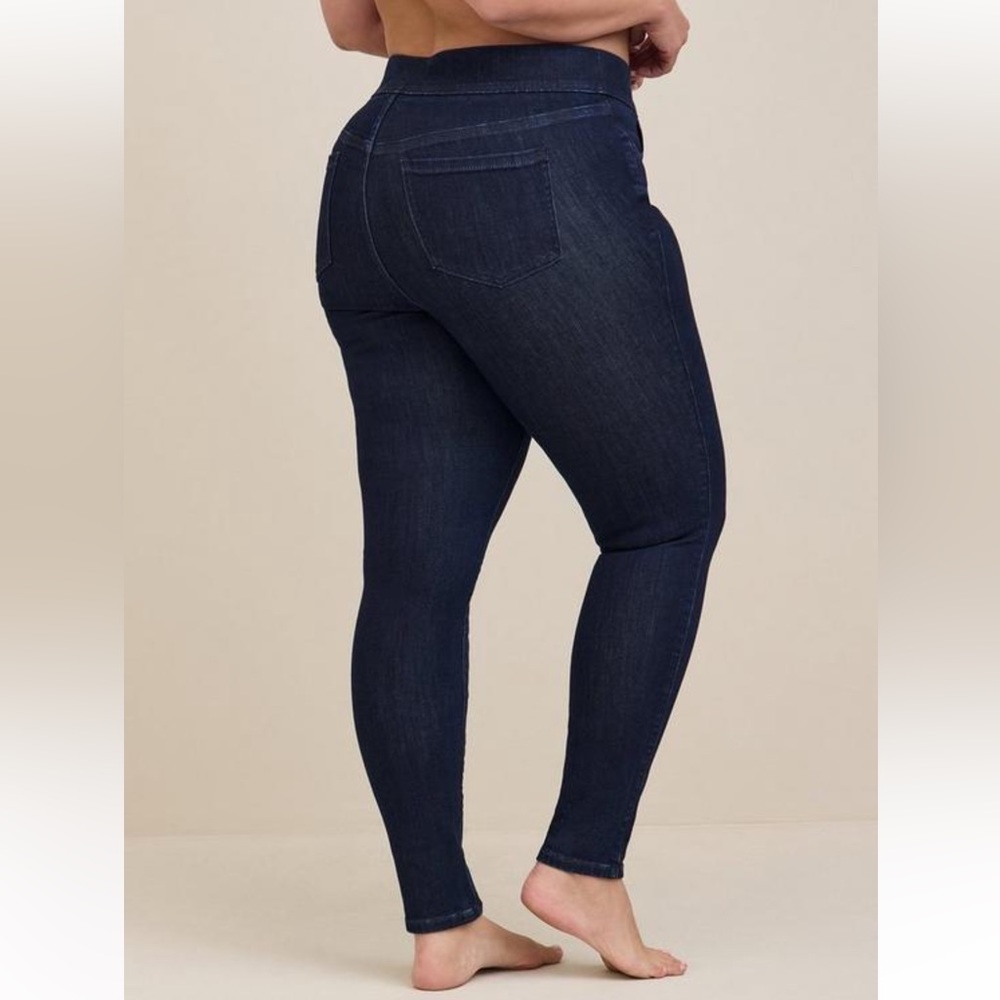 Torrid Lean Jean Skinny Supersoft High Rise Jean — Rinse - Picture 3 of 3